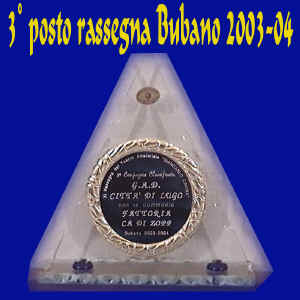 Premio Compagnia Terza Classificata rassegna Bubano 2003-04